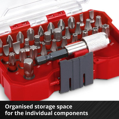 Einhell Universal Drill Driver Bit Set 32 Pieces With XS-CASE Box KWB Accessory