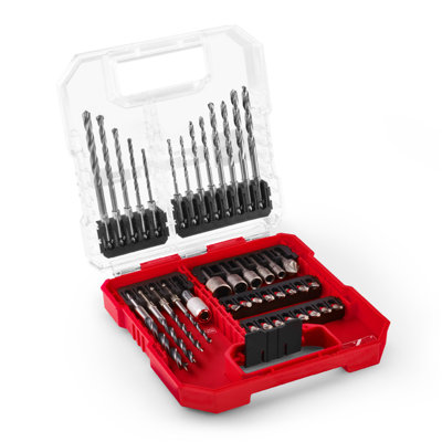 Einhell Universal Drill Driver Bit Set 40 Pieces With L-CASE Box KWB Accessory