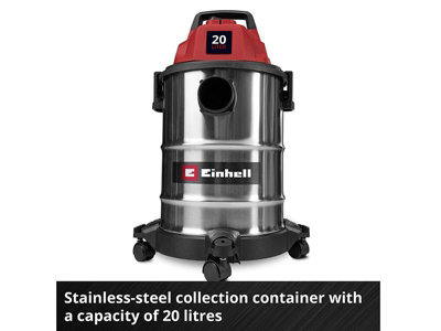 Einhell Wet And Dry Vacuum Cleaner 20L 180mbar Vac 900W TC-VC 2045 S ...