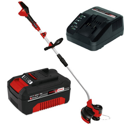 Einhell XC 18V Ergo Cordless Grass Trimmer 33cm Cutting Width + 4AH Kit