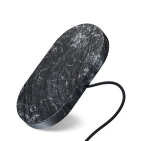 Einova Dual Wireless Charging Stone Black Marble