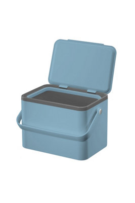 EKO Compost Caddy Blue 4L Titanium Blue