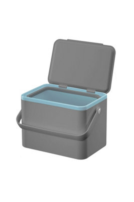 EKO Compost Caddy Grey 4L Grey