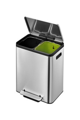 EKO Ecocasa 15+15L Stainless Steel Recycling Bin