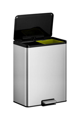 EKO Essential Recycler 20+20L Stainless Steel Recycling Bin