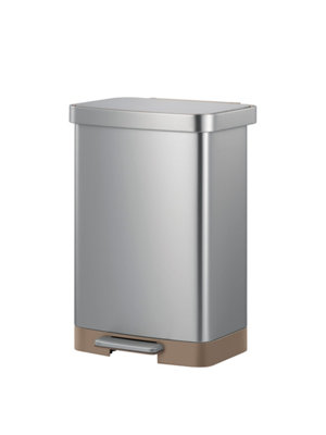 EKO Hudson Pedal Bin 50L Stainless Steel