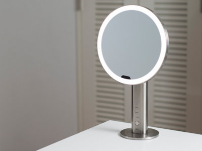 EKO iMira Ultra Clear 1x Sensor Mirror with 5x Travel Mirror Stainless Steel