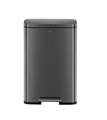 EKO Madison 25+20L Recycling Bin Matt Black