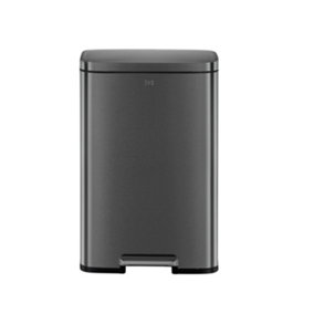 EKO Madison 25+20L Recycling Bin Matt Black