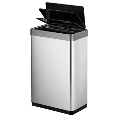 EKO Mirage X-Sensor 20+20L Dual Compartment Sensor Bin - Stainless