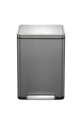 EKO X Cube 45L Titanium Grey Kitchen Bin DIY at B&Q