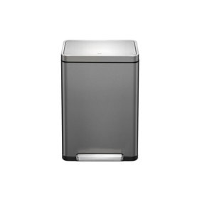 EKO X Cube 45L Titanium Grey Kitchen Bin