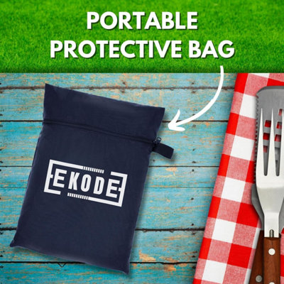 EKODE  Barbecue Cover Waterproof 210D Heavy Duty BBQ Grill large Cover - 7