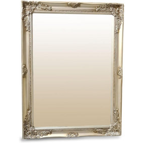 EKODE Classic Gold Champange Wall Mirrors Antique Style Shabby Chick Ornate Decorative 80x60 CM