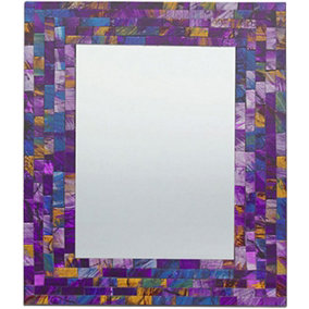 EKODE Rectangle Mosaic Mirror Handmade