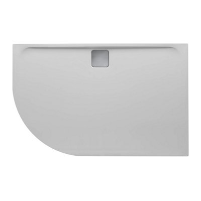 Elara Left Hand Quadrant Slimline Shower Tray - 1200x900mm