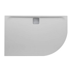 Elara Right Hand Quadrant Slimline Shower Tray - 1200x900mm