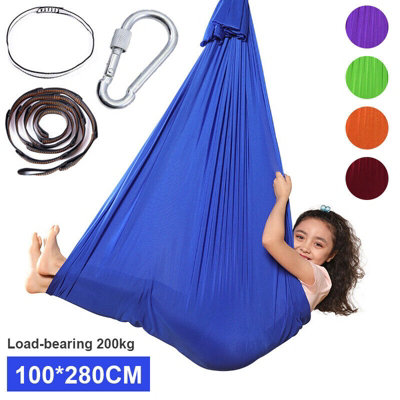 Elastic Children Kids Hammock Yoga Therapy Kids Autism ADHD Sensory Swing Sling