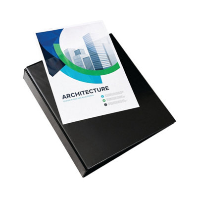 Elba A4 2 O-Ring Lever Arch File, 56mm capacity, 90mm spine ...