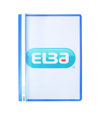 Elba A4 Project Folder - Light Blue, with Customisable Cover (Pack of 50)