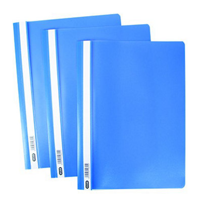 Elba A4 Project Folder - Light Blue, with Customisable Cover (Pack of 50)