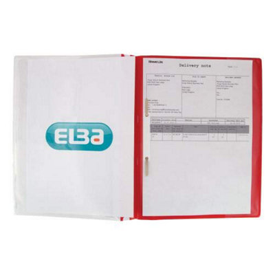 Elba Quotation A4 Folder Red Pack of 25