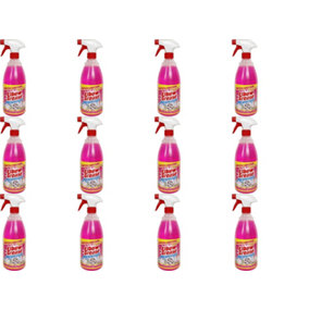 Elbow Grease All Purpose Degreaser, Spray Bottle, Multi Use Cleaner Pink 1L (Pack of 12)