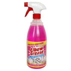 Elbow Grease All Purpose Degreaser, Spray Bottle, Multi Use Cleaner Pink 1L
