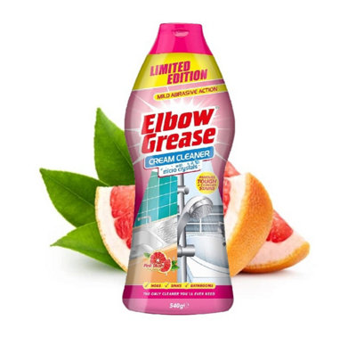 Elbow Grease Cream Cleaner Pink Blush Mild Abrasive All Purpose Cleaner 540g