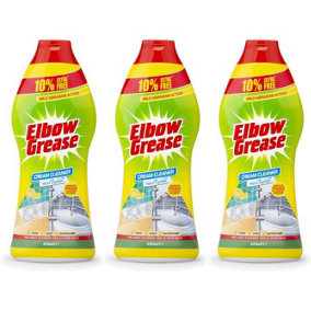 Elbow Grease Cream Cleaner with Micro Crystals 550ml (Pack of 3)