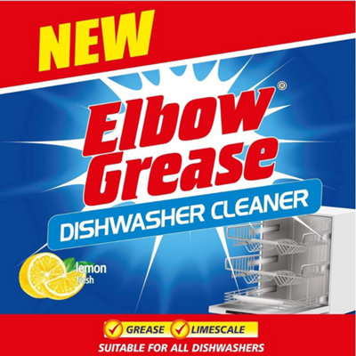 Elbow Grease Dishwasher Cleaner 250ml, Blue (Pack of 3)