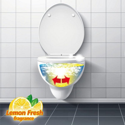 Elbow Grease Foaming Toilet Cleaner Powder, Lemon Fresh, 500g (Pack of 12)