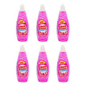 Elbow Grease Washing Up Liquid Pink Blush 600ml - Pack of 6