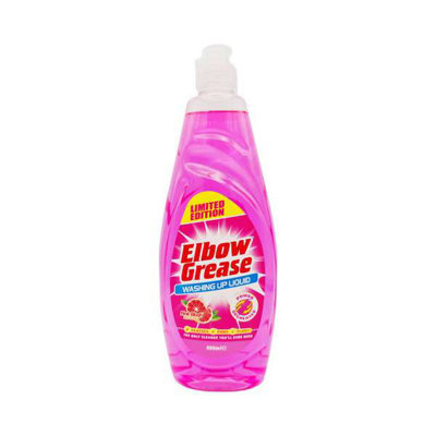 Elbow Grease Washing Up Liquid Pink Blush 600ml - Pack of 6