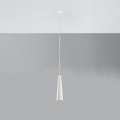 Electra Ceramic White 1 Light Classic Pendant Ceiling Light