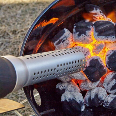 Electric 2000W Fire Starter - Ignition Device for Charcoal Grill - Heated Air with Built in Blower - Simple To Ignite - 6