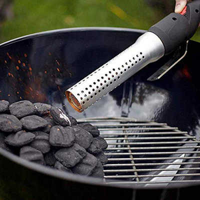 Electric 2000W Fire Starter - Ignition Device for Charcoal Grill - Heated Air with Built in Blower - Simple To Ignite - 7