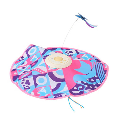 Electric 3-in-1 Interactive Cat Toy with Feather, Butterfly and Dual ...