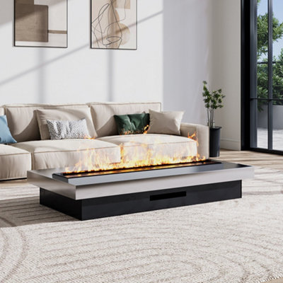 Electric 3D Water Vapor 7 Flame Colours Fireplace for Living Room 150cm W x 25cm D x 20cm H Price Comparisons | Compare The Build