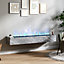Electric 3D Water Vapor Fireplace for Living Room 150cm W x 25cm D x 20cm H