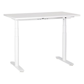Electric Adjustable Standing Desk 120 x 72 cm White DESTINAS