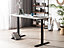 Electric Adjustable Standing Desk 130 x 72 cm White and Black DESTIN II