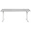 Electric Adjustable Standing Desk 160 x 72 cm Grey and White DESTINES