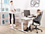 Electric Adjustable Standing Desk 160 x 72 cm White DESTINES