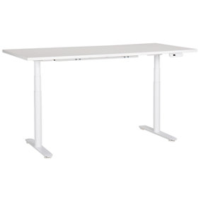 Electric Adjustable Standing Desk 180 x 72 cm White DESTINAS