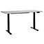 Electric Adjustable Standing Desk 180 x 80 cm Grey and Black DESTINES