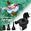 Electric Air Pump Fast Inflator Camp Air Bed Mattress Pool Compressor 240v New