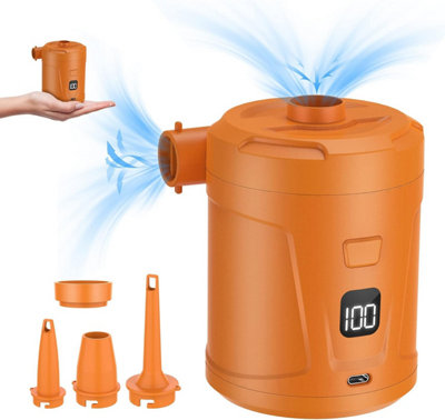 Electric Air Pump for Inflatables 5200mAh Air Mattress Pump ...