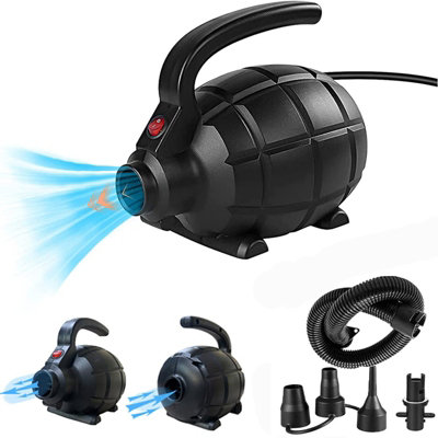 Electric Airpump for Inflatable Tumble Track Gymnastics Mat, Air Roller Barrel, Swimming Ring, Bed, Pool Toy, Inflatables Raft Boa