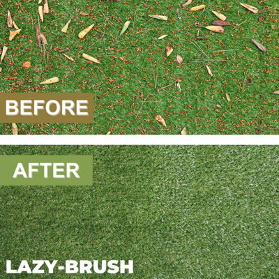 Electric Artificial Grass Brush Sweeper - Compact, Height Adjustable, 10m Cable, Large Collection Bag